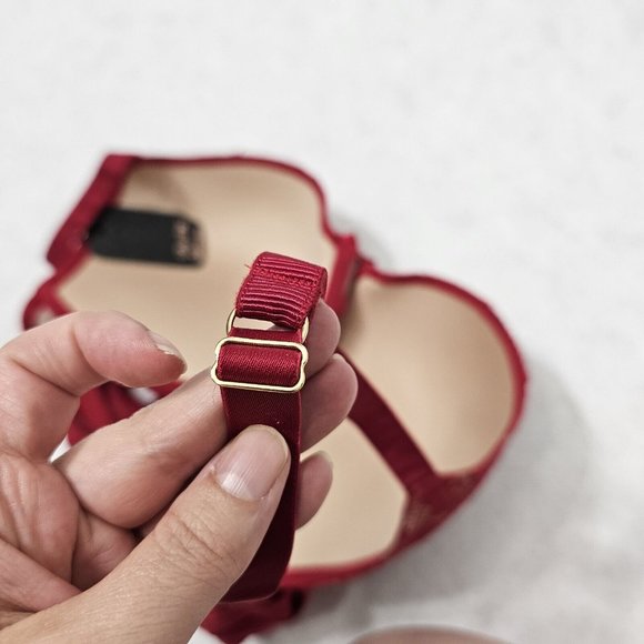 City Chic Celinda Red Mesh And Lace Push Up Bra 38DDD - Picture 8 of 8